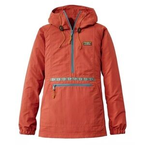 NWOT WOMEN’s L.L.Bean Mountain Classic Anorak Orange